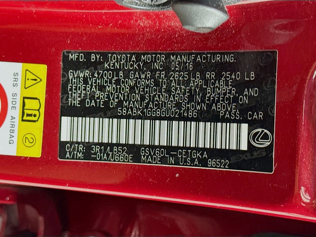 Used 2016 Lexus ES 350 image 34