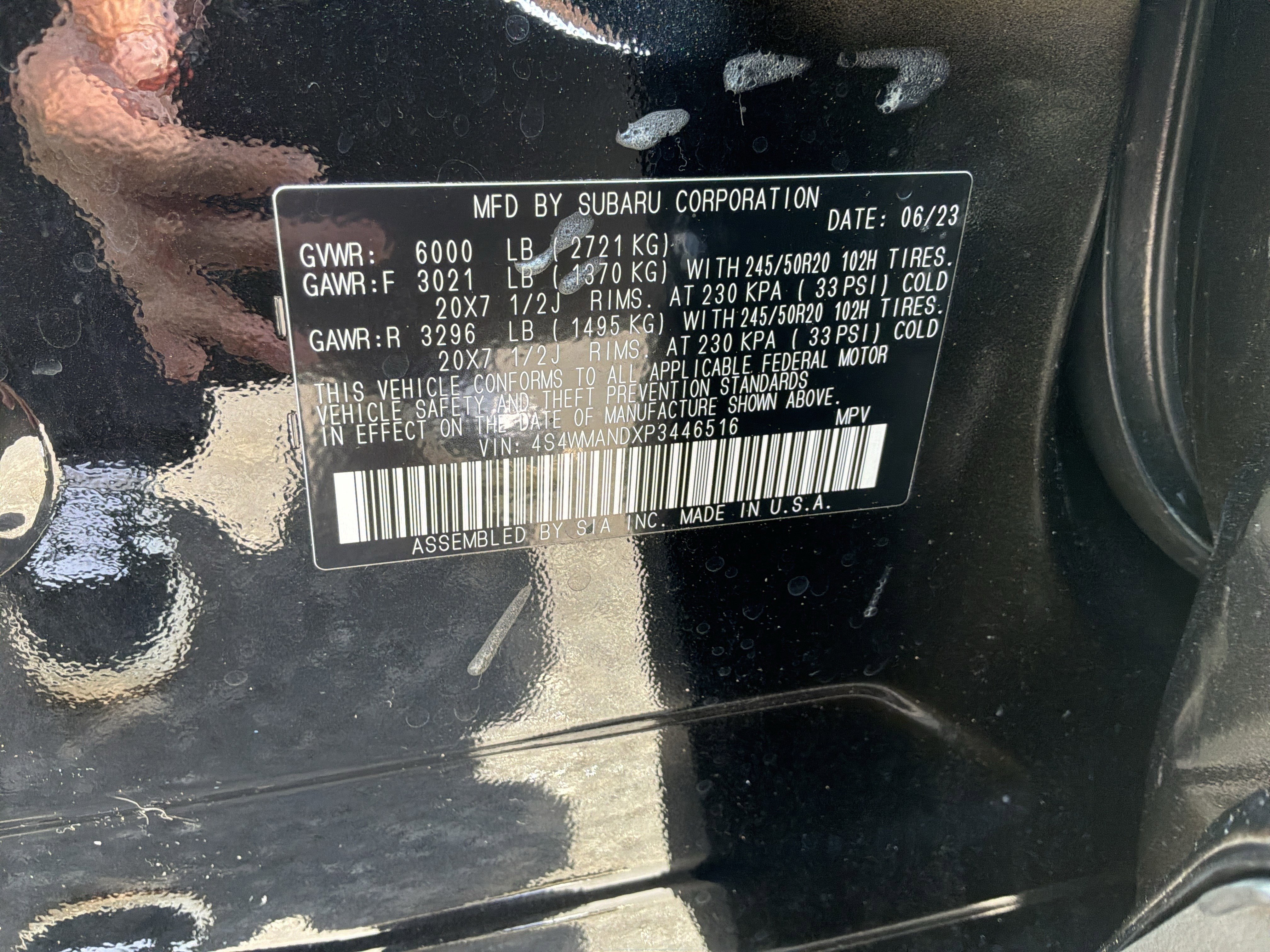 Used 2023 Subaru Ascent Limited AWD/4WD image 35