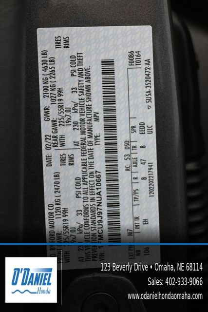 Used 2022 Ford Escape Titanium AWD/4WD image 45