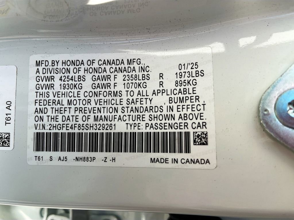 Used 2025 Honda Civic Sport Touring image 31