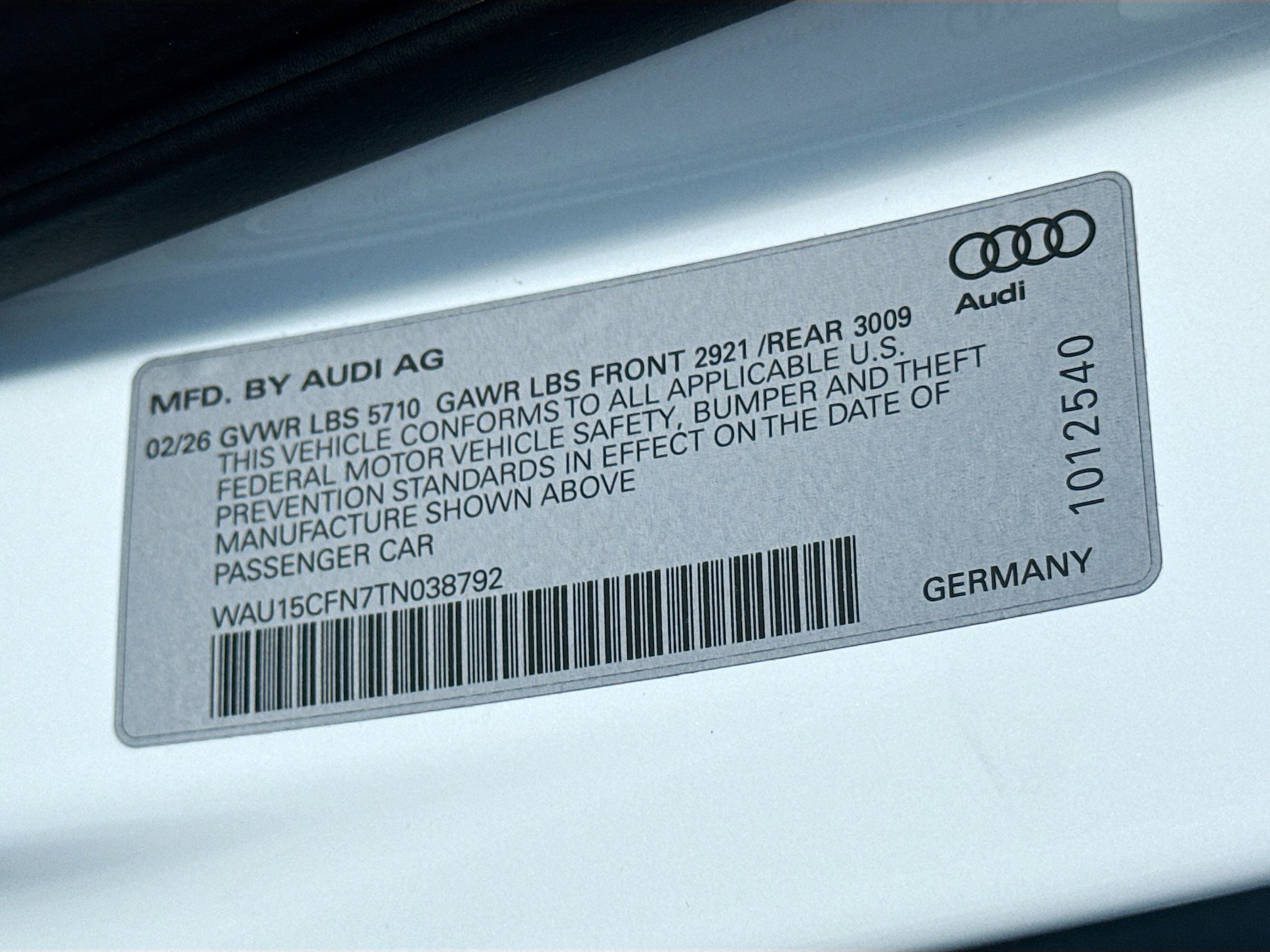 New 2026 Audi A6 Premium AWD/4WD image 40