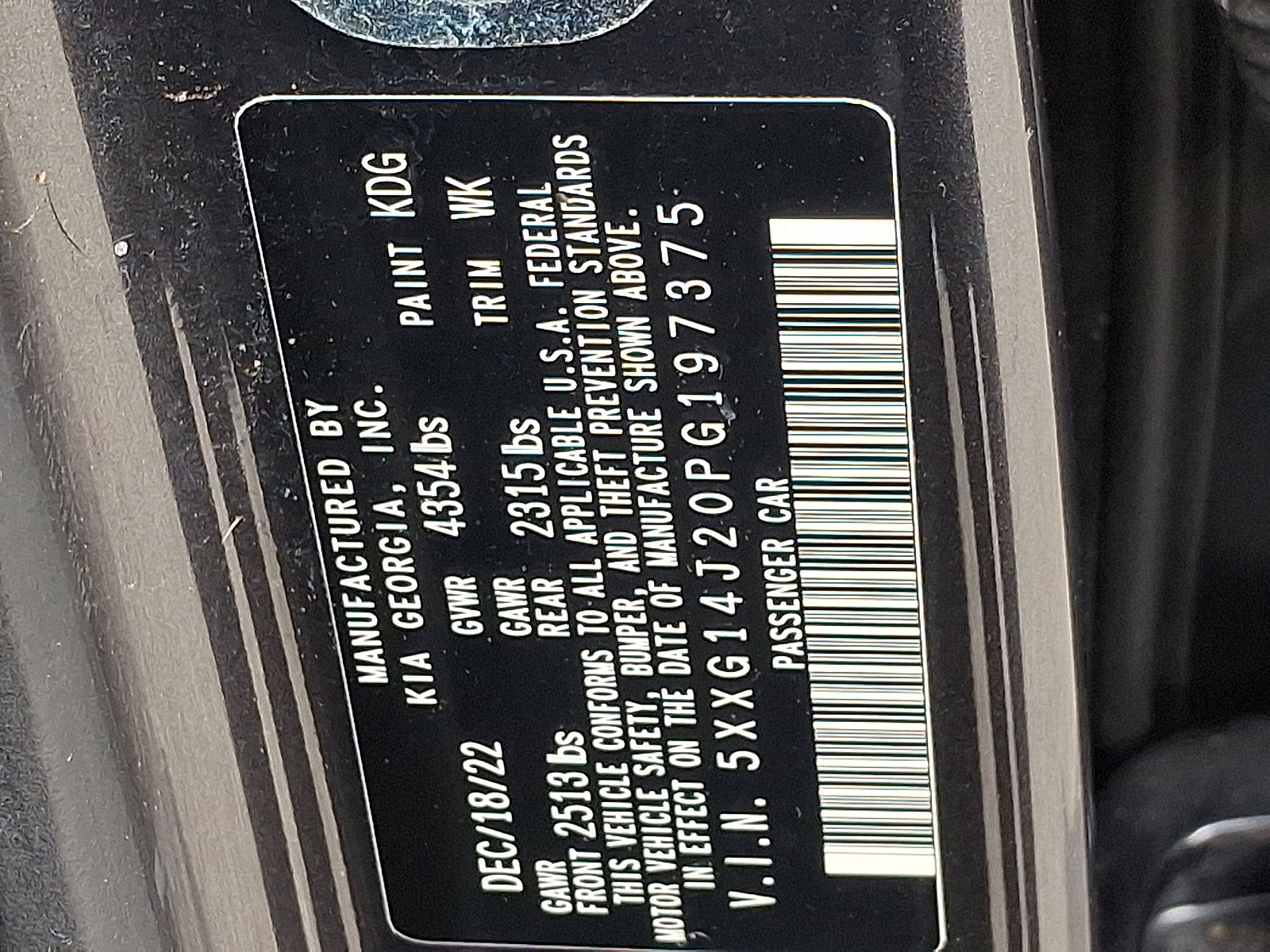 Used 2023 Kia K5 LXS image 27