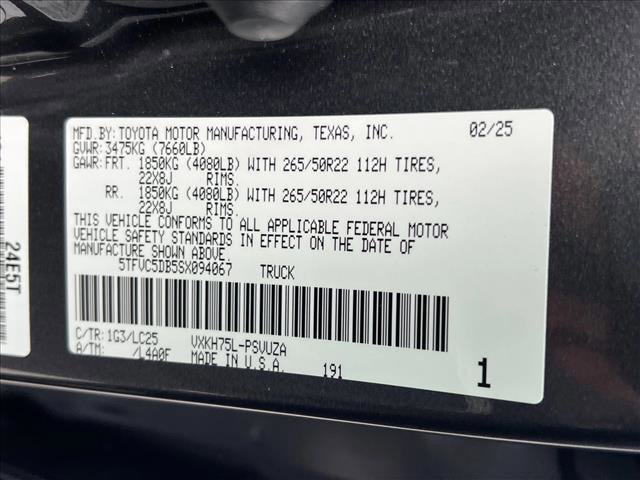 Used 2025 Toyota Tundra Capstone image 26