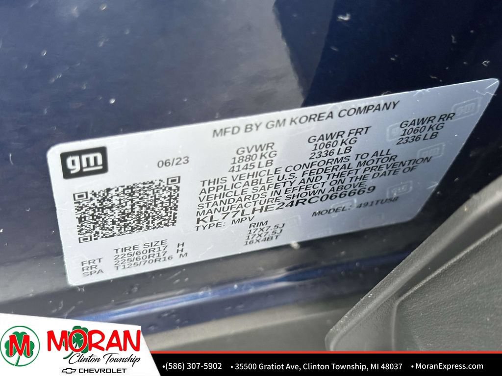 Certified 2024 Chevrolet Trax LT w/ Driver Confidence Package FWD image 28