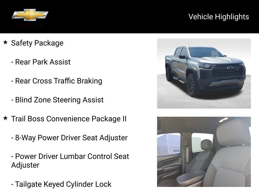 Used 2023 Chevrolet Colorado Trail Boss w/ Advanced Trailering Package AWD/4WD image 20