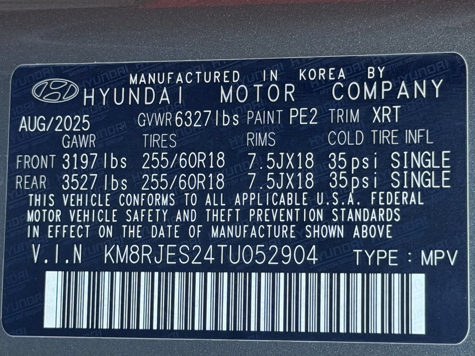Certified 2026 Hyundai Palisade XRT Pro AWD/4WD image 29