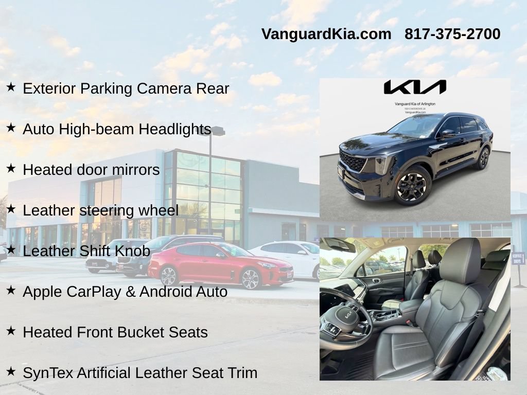 Certified 2025 Kia Sorento S FWD image 12