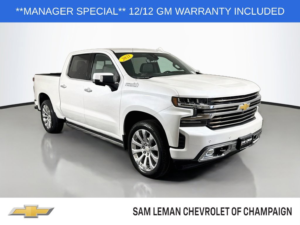 Used 2021 Chevrolet Silverado 1500 High Country w/ Technology Package AWD/4WD image 1
