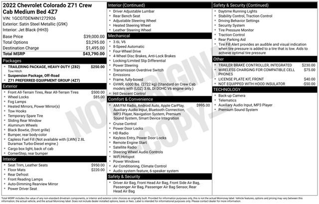 Certified 2022 Chevrolet Colorado Z71 image 27