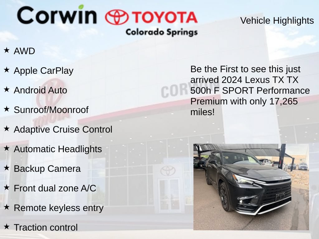 Used 2024 Lexus TX 500h AWD image 4