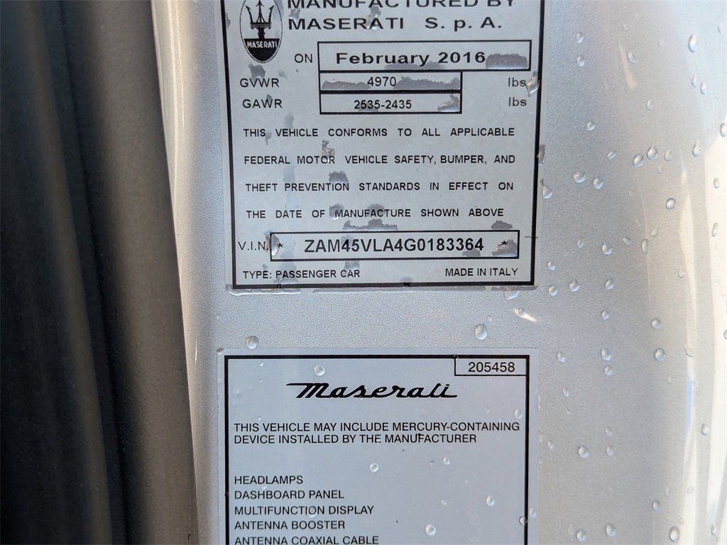 Used 2016 Maserati GranTurismo Sport image 46