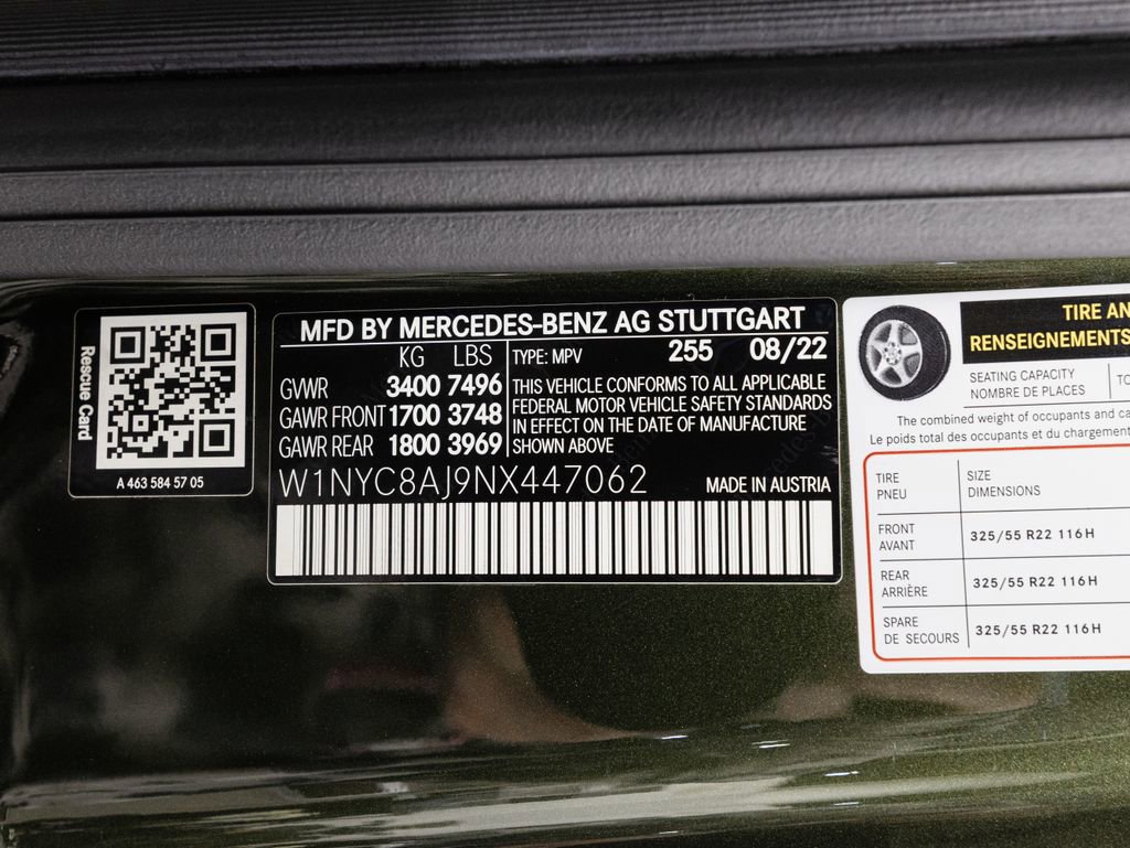 Used 2022 Mercedes-Benz G 63 AMG Squared image 38