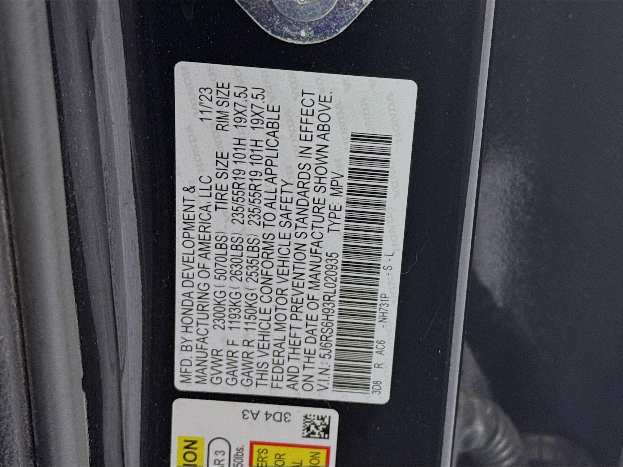 Certified 2024 Honda CR-V Sport Touring image 34