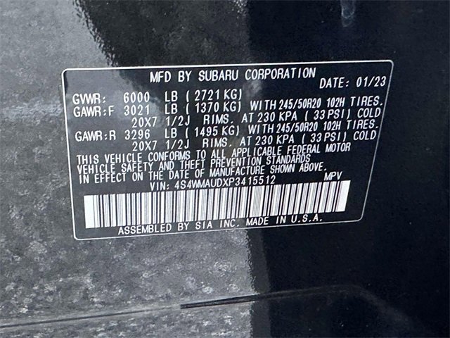 Used 2023 Subaru Ascent Limited w/ Technology Package image 41