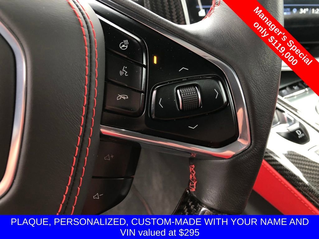 Used 2023 Chevrolet Corvette Z06 w/ Chrome Exterior Badge Package image 12