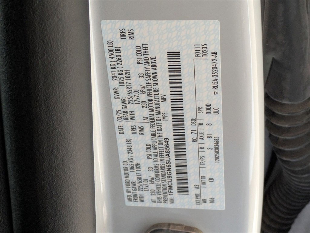 Used 2025 Ford Escape Active image 36