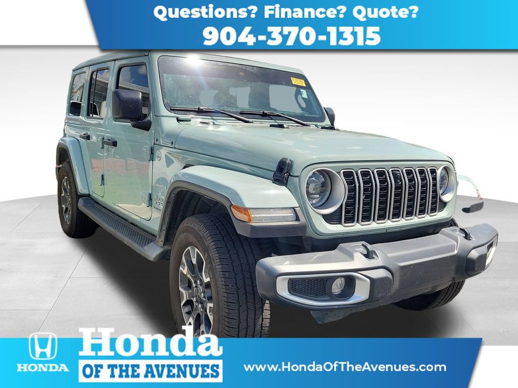Used 2024 Jeep Wrangler Unlimited Sahara w/ Technology Group