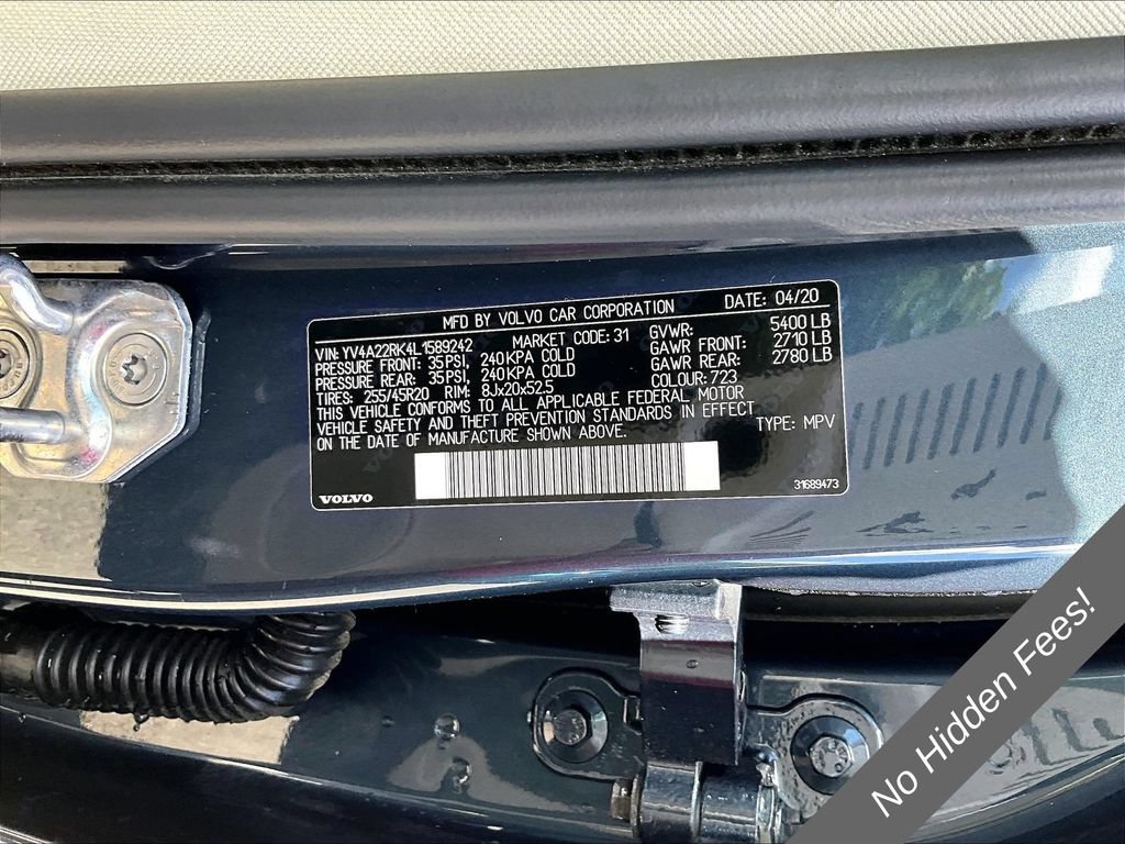 Used 2020 Volvo XC60 T6 Momentum w/ Protection Package Premier AWD/4WD image 30