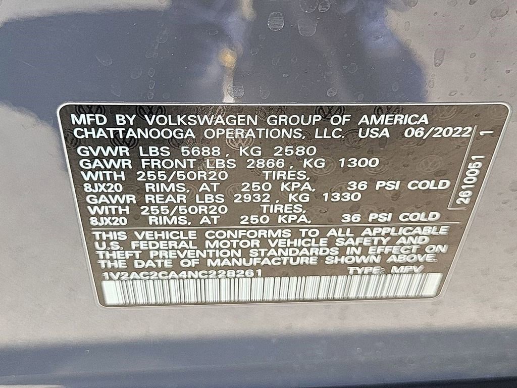 Used 2022 Volkswagen Atlas Cross Sport SEL R-Line image 41