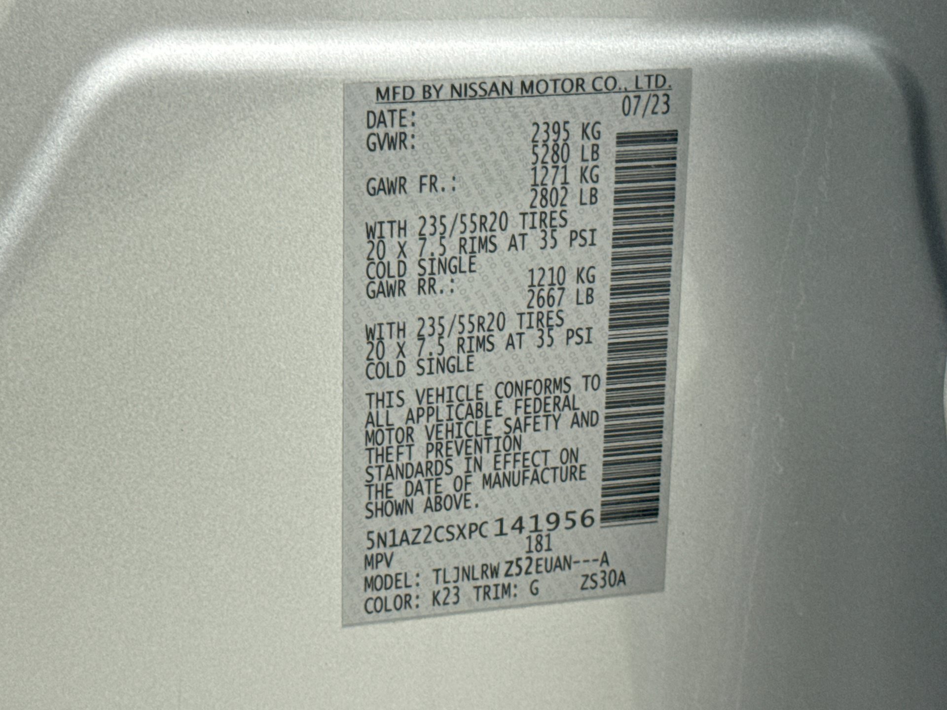 Used 2023 Nissan Murano SL AWD/4WD image 25