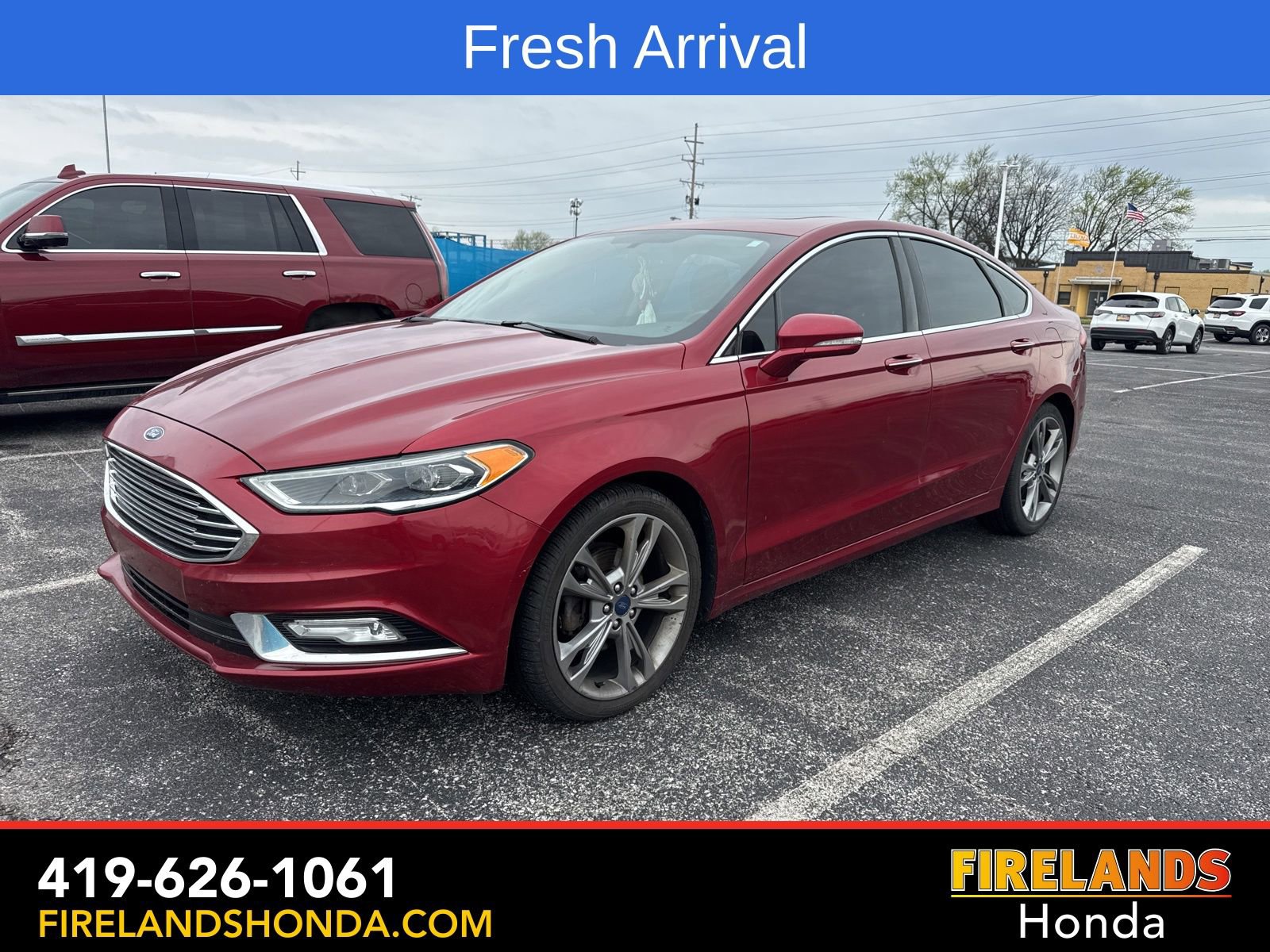 Used 2017 Ford Fusion Titanium image 2