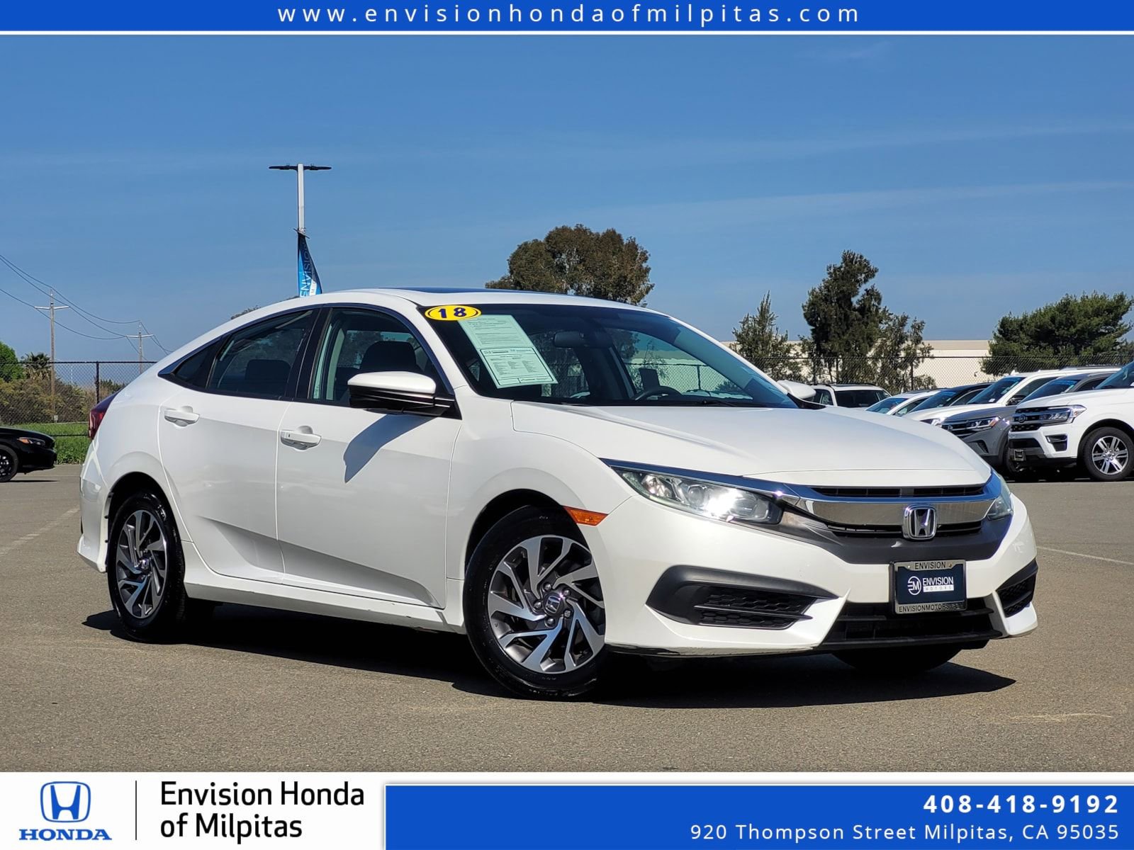 Used 2018 Honda Civic EX image 1