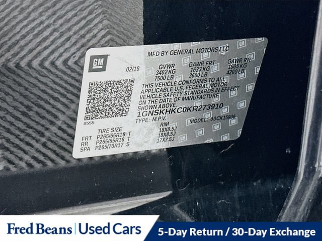 Used 2019 Chevrolet Suburban LT AWD/4WD image 40