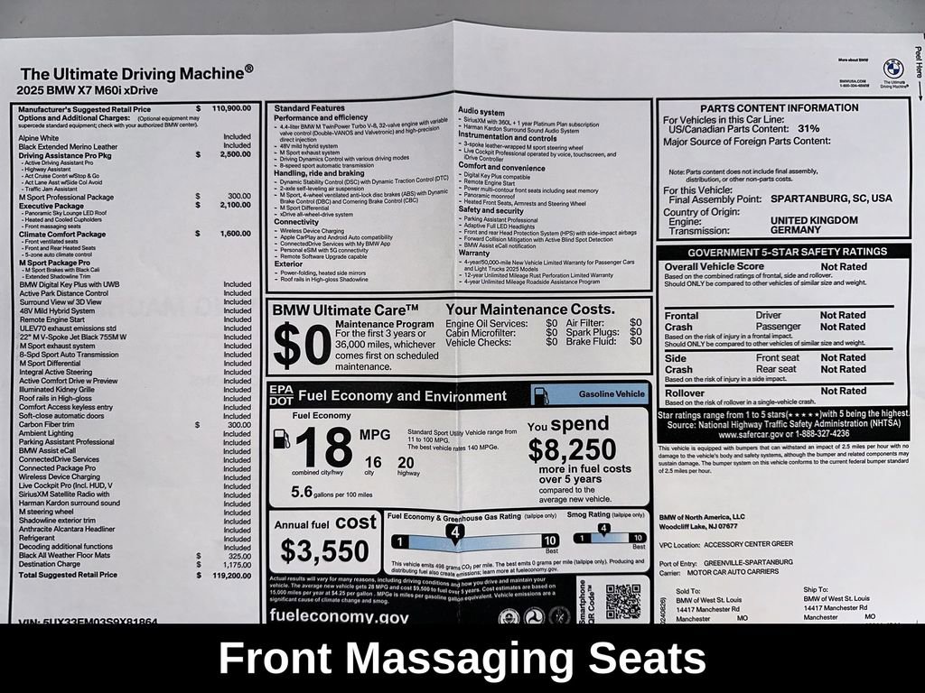 Used 2025 BMW X7 M60i image 33