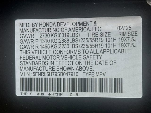 Certified 2025 Honda Odyssey Sport-L image 36