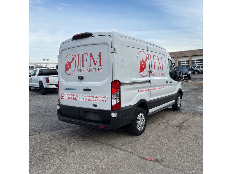 Used 2022 Ford E-Transit Medium Roof w/ Load Area Protection Package RWD image 3
