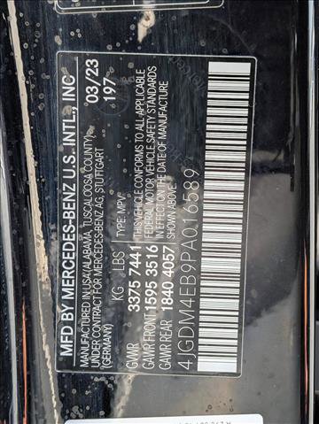 Certified 2023 Mercedes-Benz EQS 580 4MATIC SUV image 25