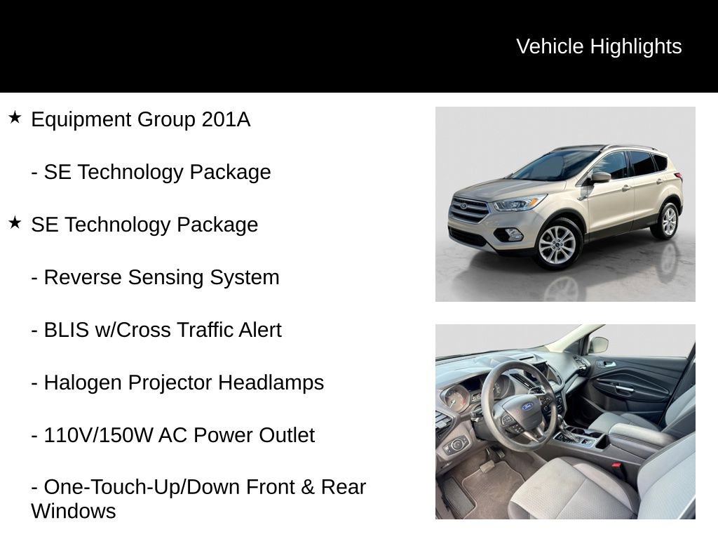Used 2017 Ford Escape SE w/ Equipment Group 201A image 6