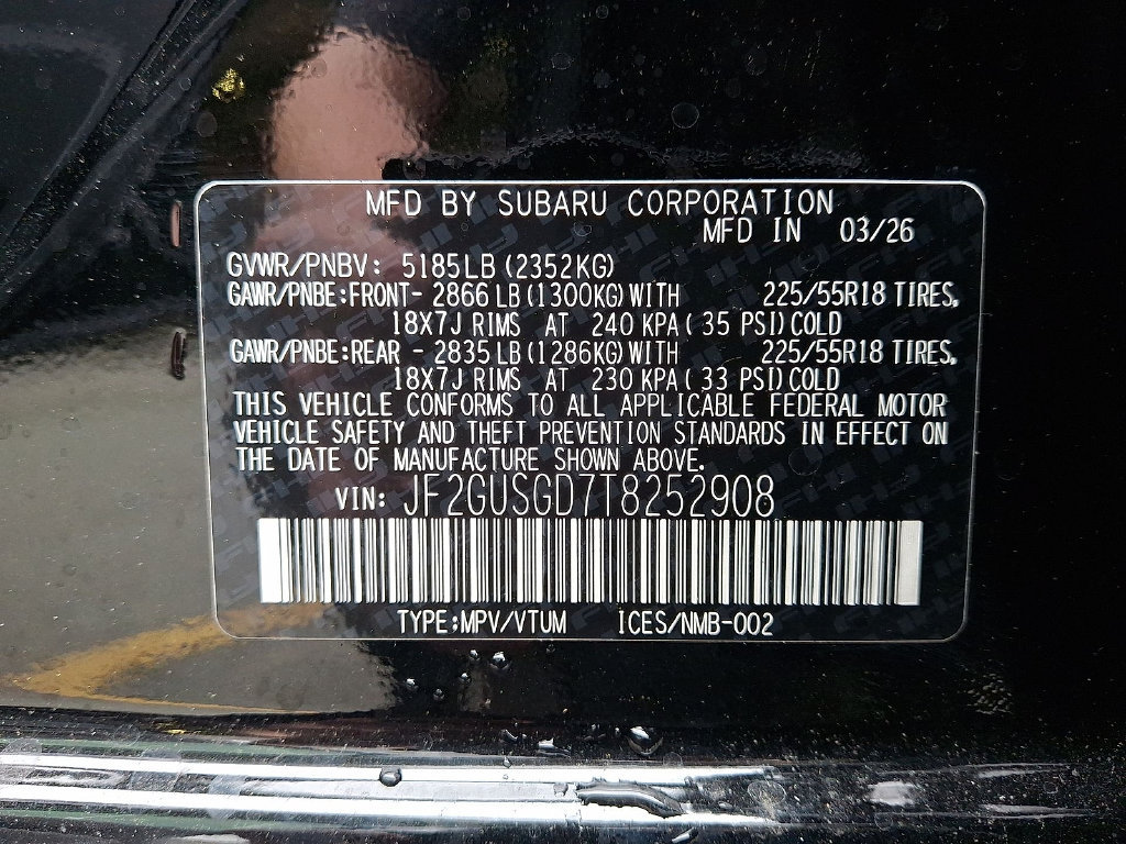 New 2026 Subaru Crosstrek 2.5i Sport AWD/4WD image 18
