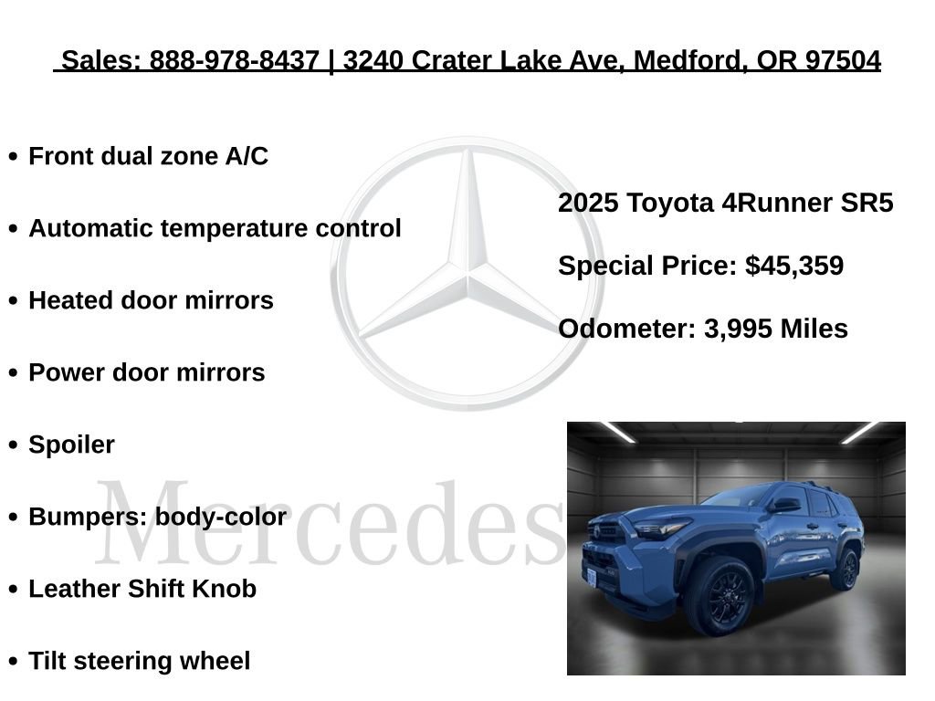 Used 2025 Toyota 4Runner SR5 image 5