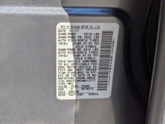 Used 2017 INFINITI QX70 AWD image 27