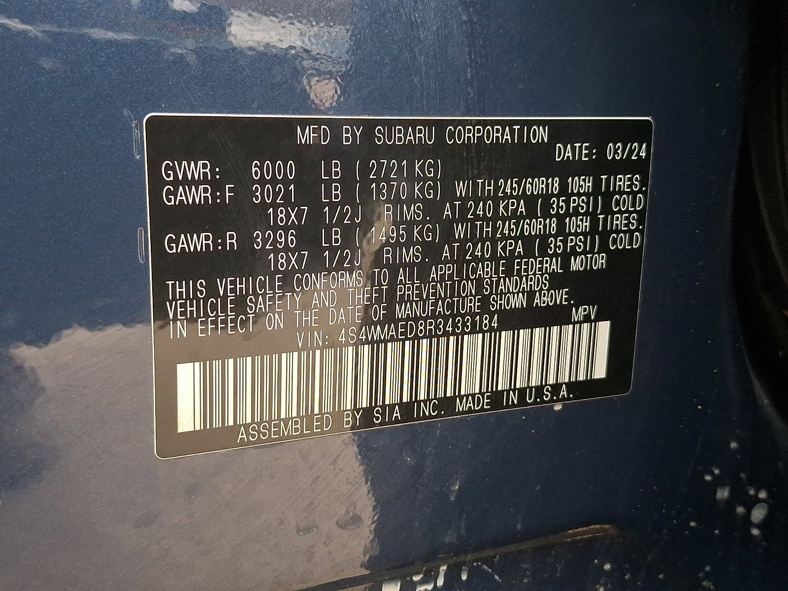 Used 2024 Subaru Ascent Premium w/ Convenience Package image 27