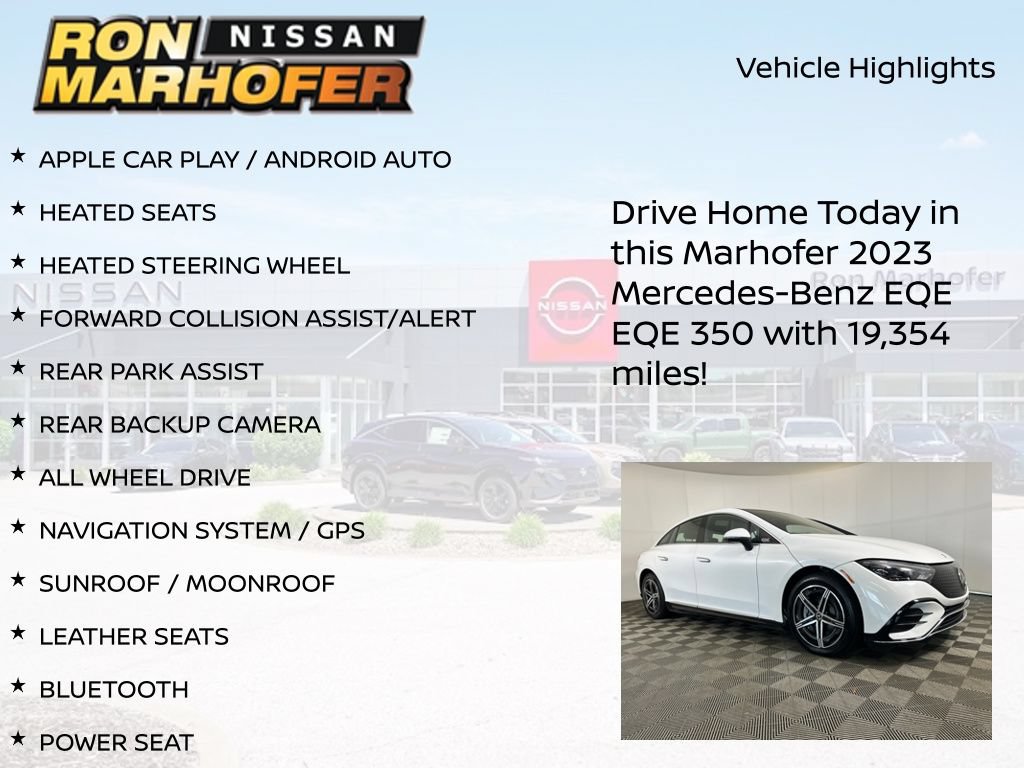Used 2023 Mercedes-Benz EQE 350+ 4MATIC Sedan image 13