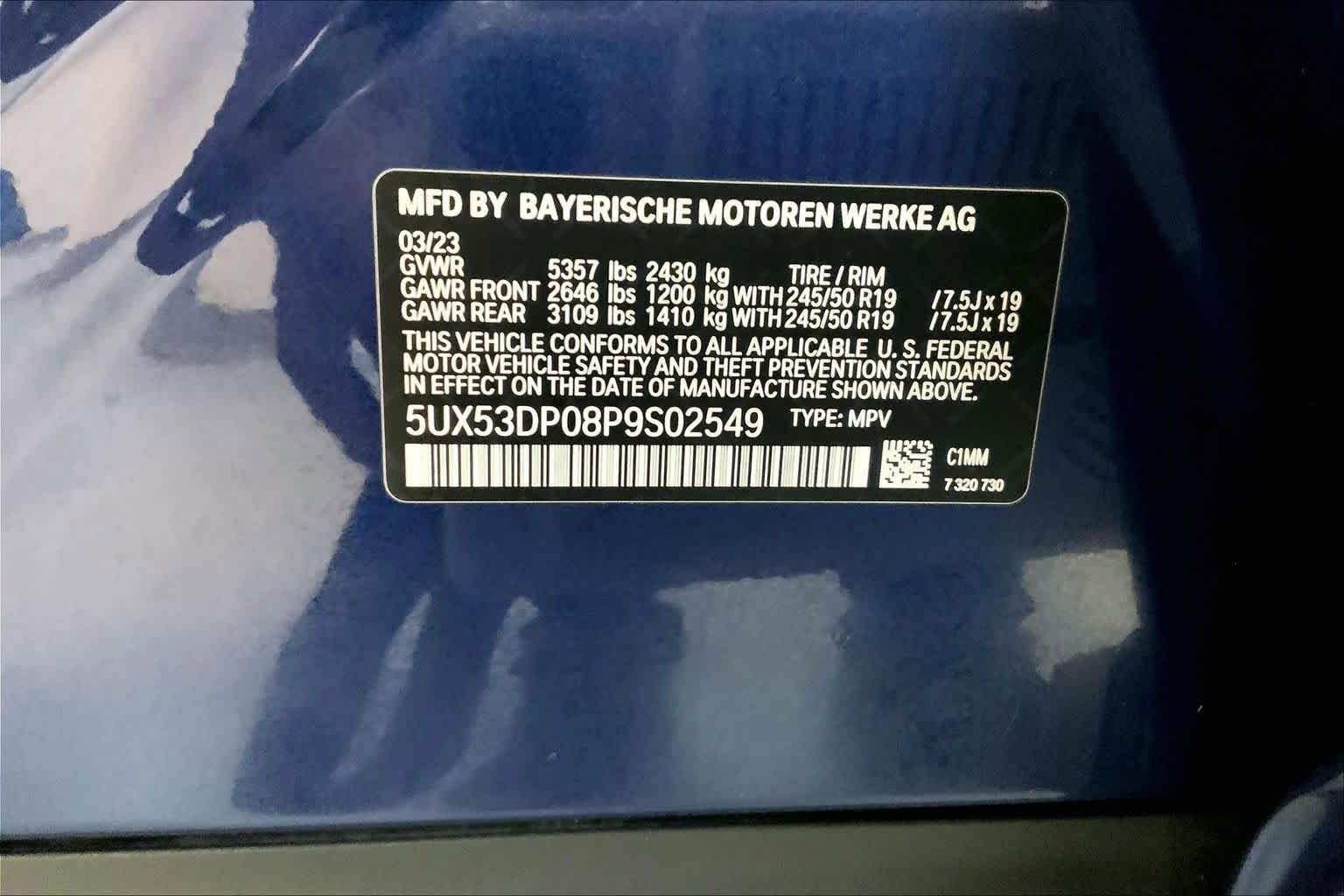 Used 2023 BMW X3 xDrive30i w/ Premium Package AWD/4WD image 36