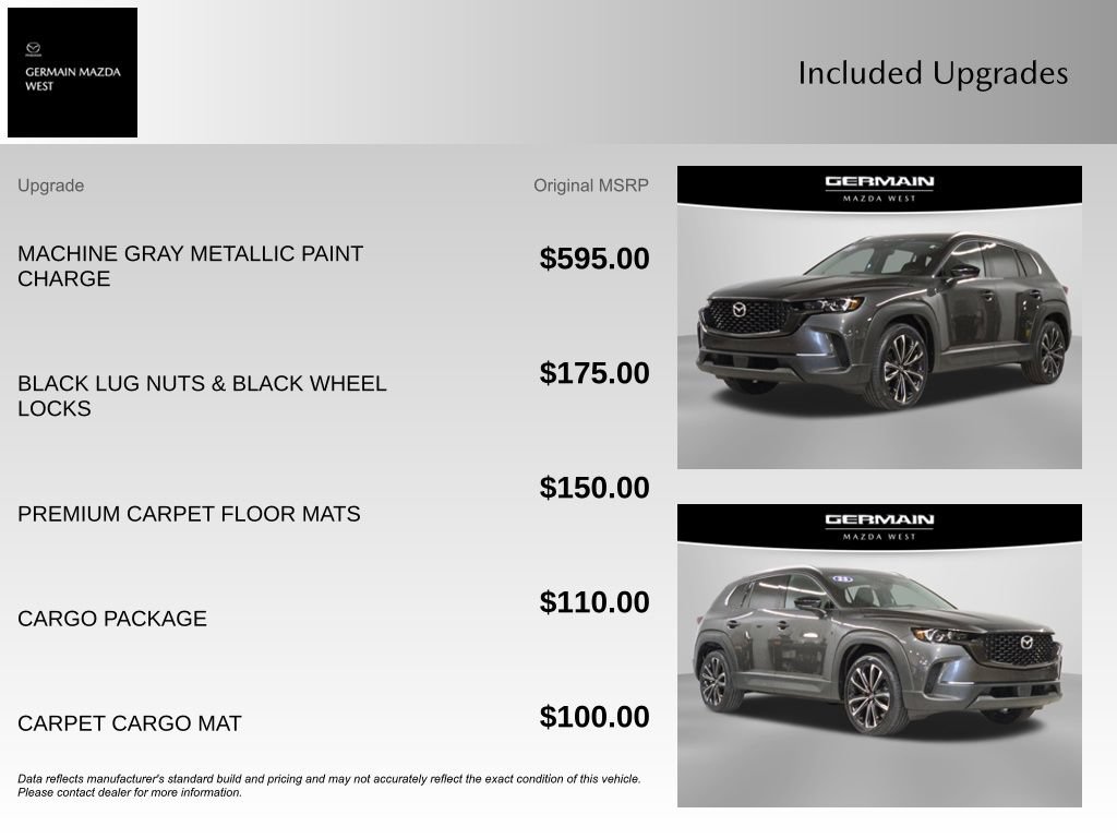 Used 2023 MAZDA CX-50 AWD 2.5 S w/ Cargo Package image 10