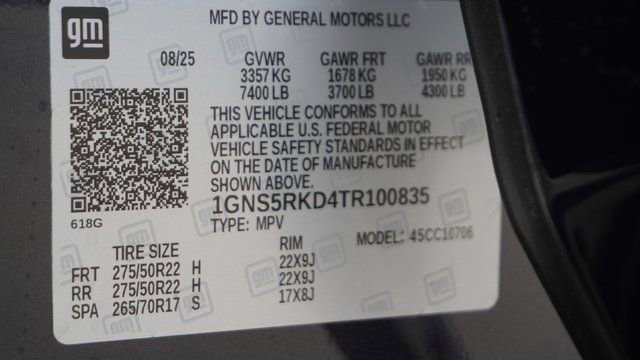 New 2026 Chevrolet Tahoe RST w/ Comfort Package image 39