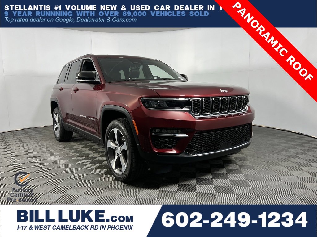 Certified 2024 Jeep Grand Cherokee Limited w/ Luxury Tech Group II