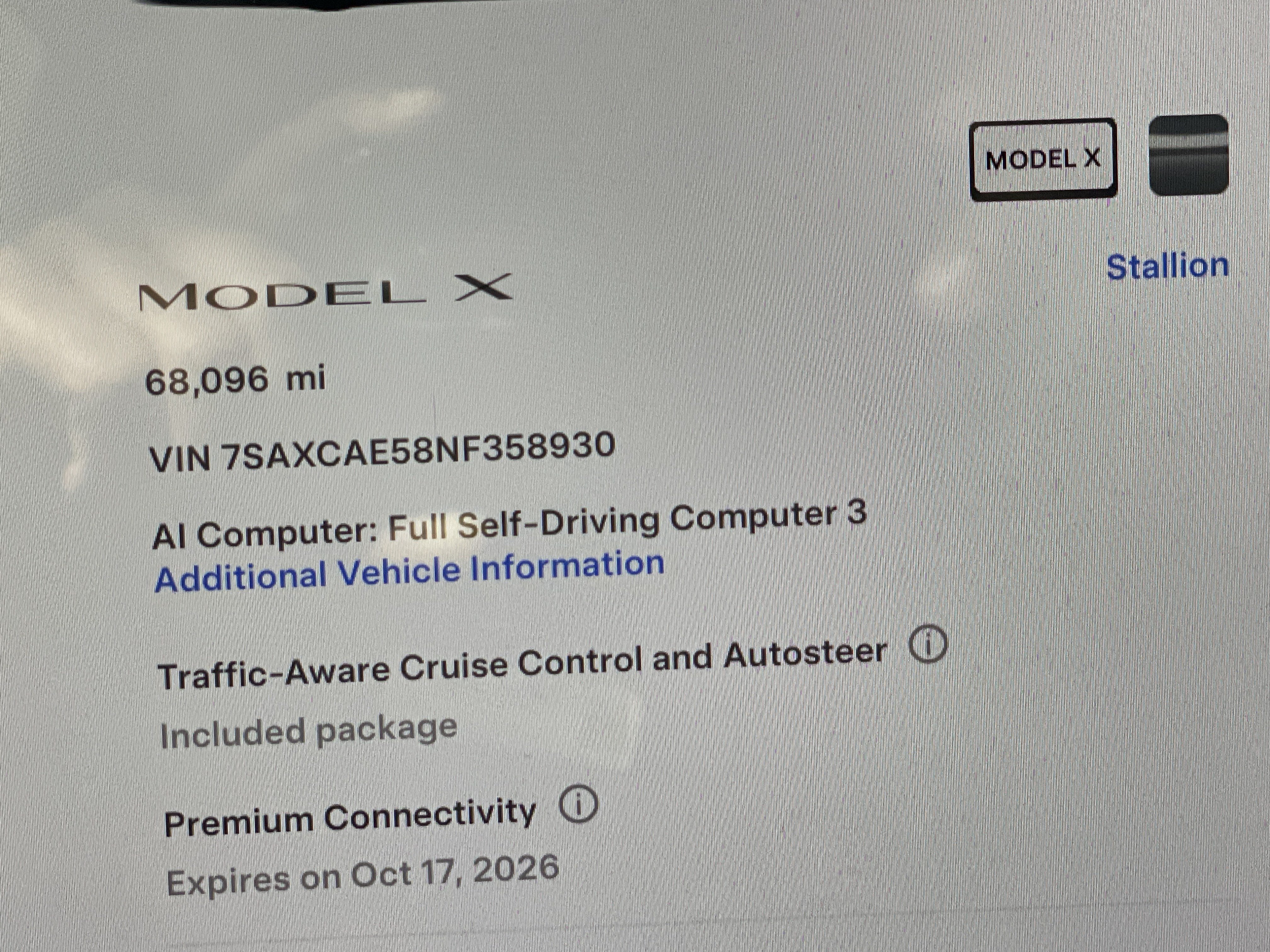 Used 2022 Tesla Model X AWD/4WD image 27