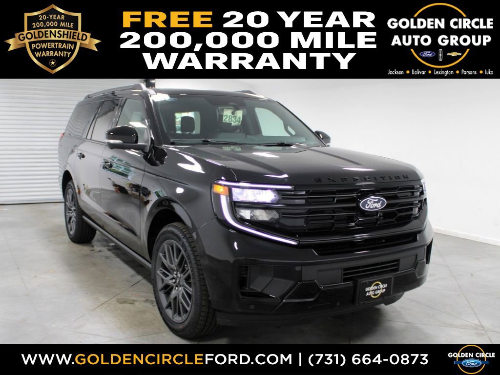 New 2027 Ford Expedition Max Platinum w/ Stealth Appearance Package AWD/4WD 360° Tour