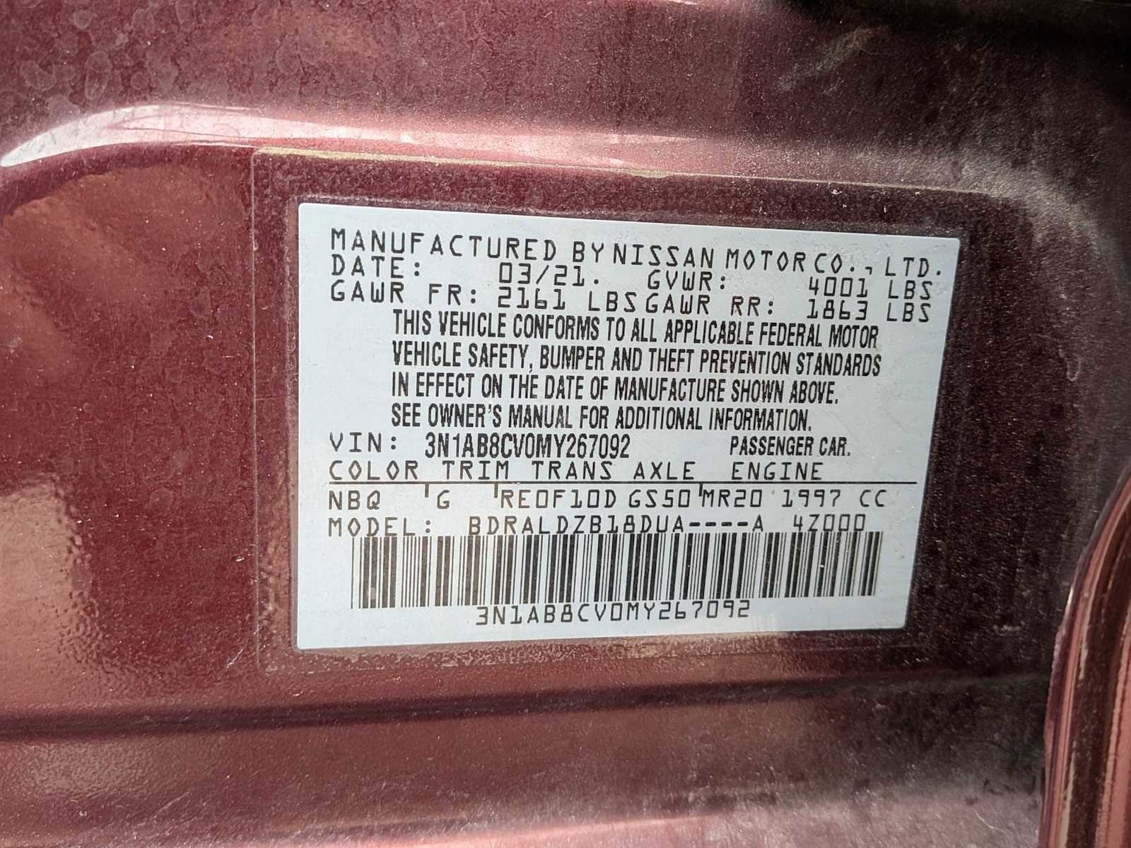 Used 2021 Nissan Sentra SV image 33