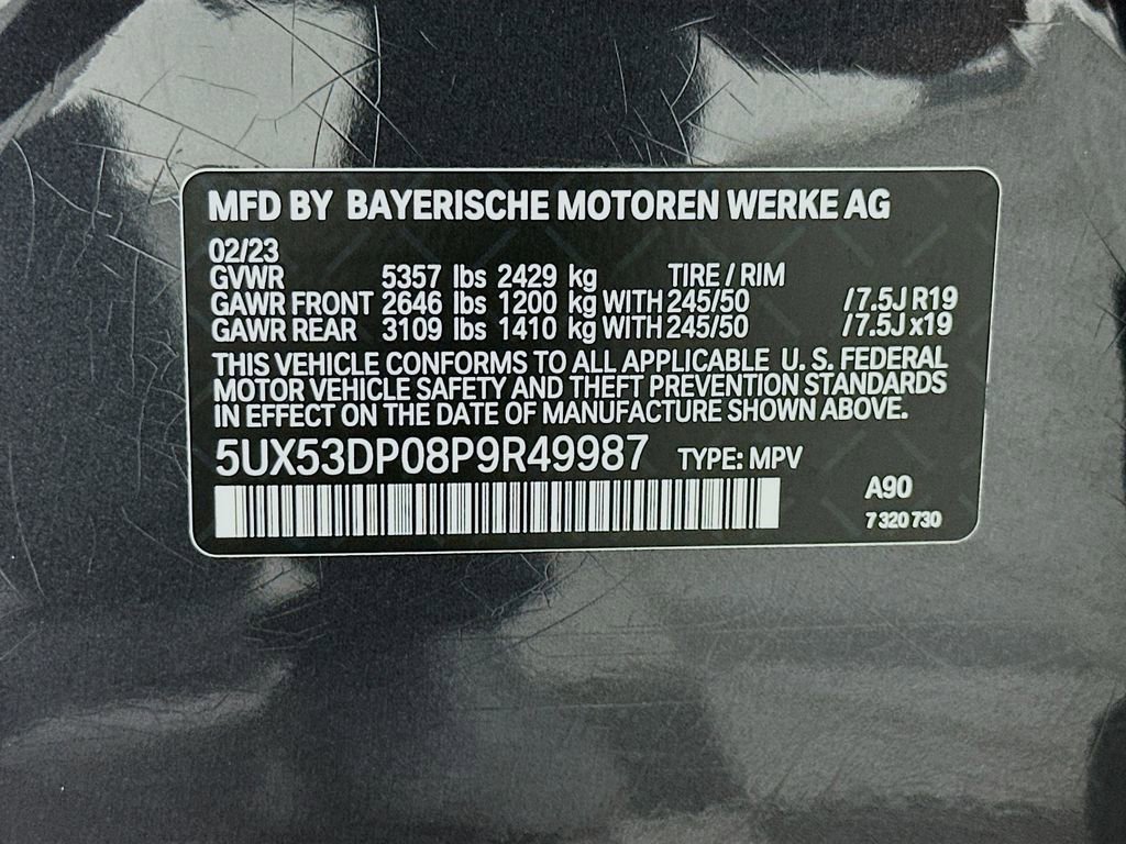 Certified 2023 BMW X3 xDrive30i w/ Convenience Package image 33