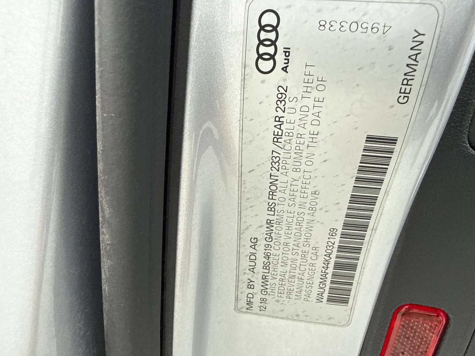 Used 2019 Audi A4 2.0T Premium w/ Convenience Package FWD image 53