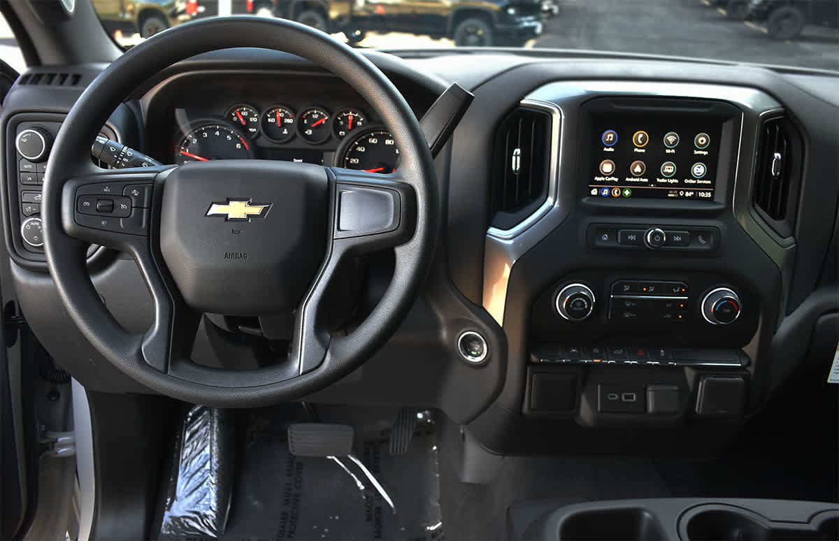 New 2026 Chevrolet Silverado 1500 Custom w/ Turbomax Blackout Package AWD/4WD image 12