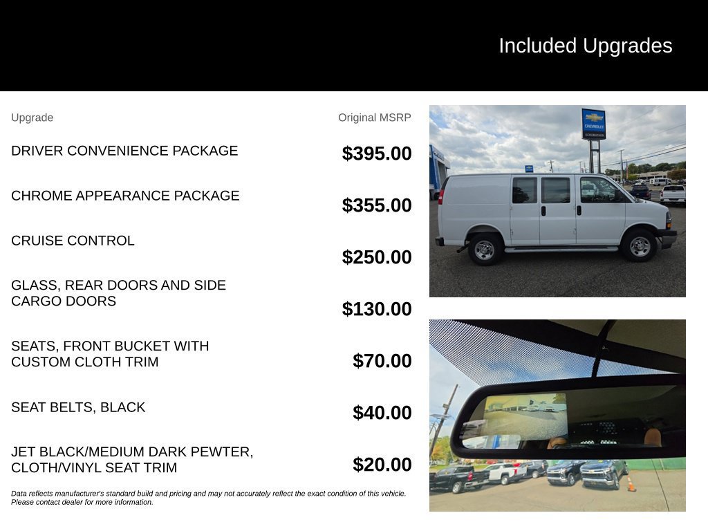 Used 2025 Chevrolet Express 2500 w/ Driver Convenience Package RWD image 7
