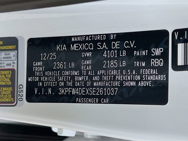 New 2025 Kia K4 GT-Line w/ GT-Line Sunroof Package image 32
