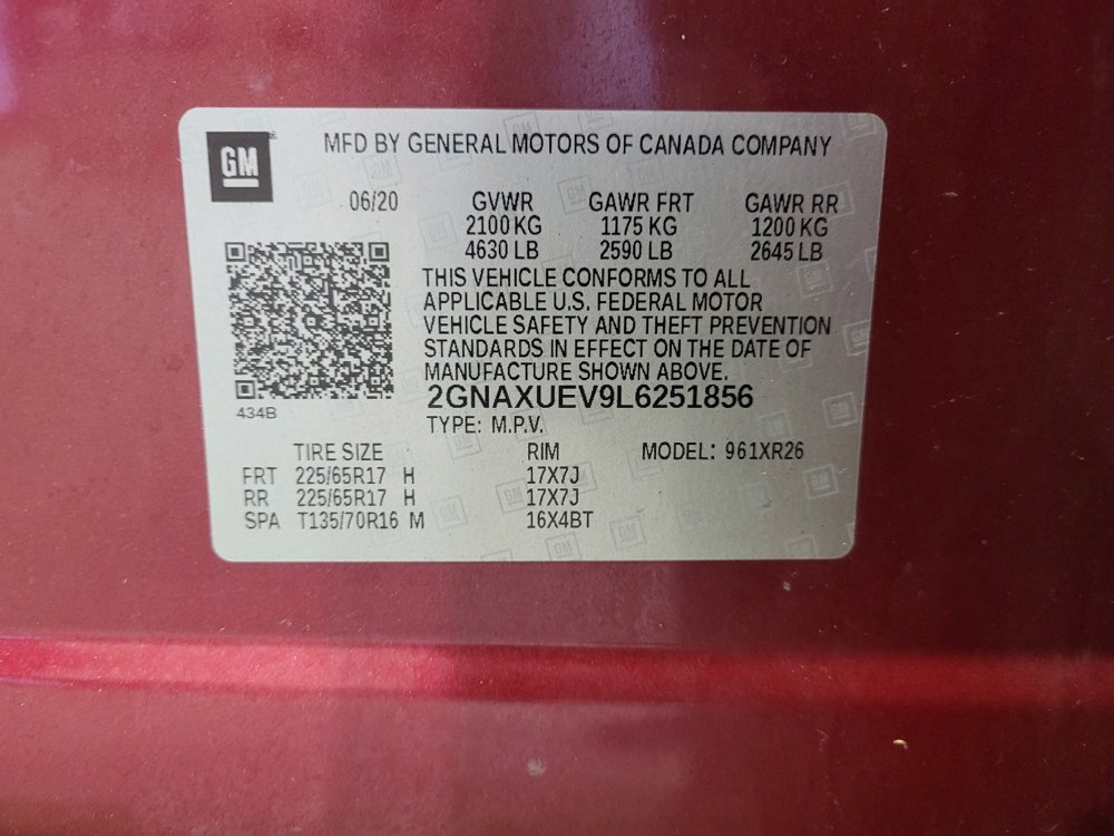 Used 2020 Chevrolet Equinox LT AWD/4WD image 33